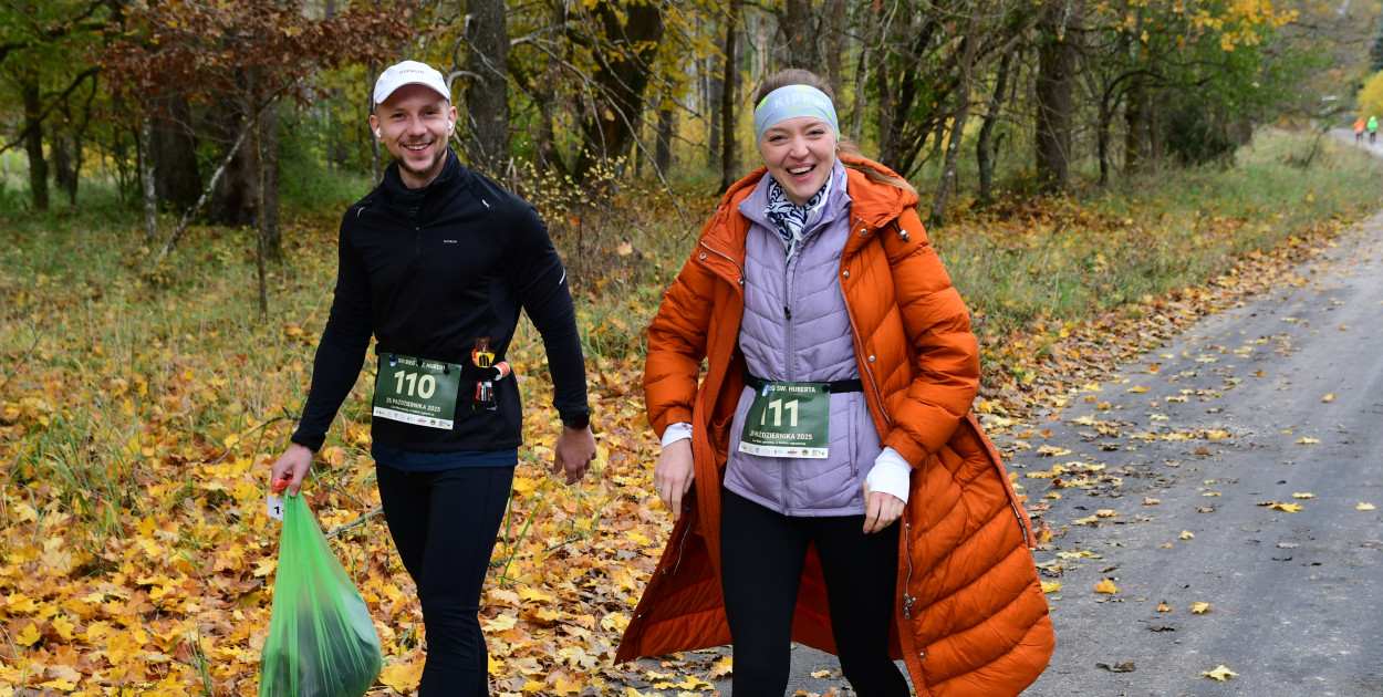XVI Bieg św. Huberta / START – nordic walking i bieg