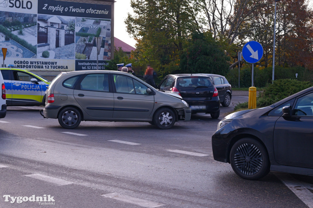 Tuchola, Świecka-Bydgoska. Kolizja na początek weekendu
