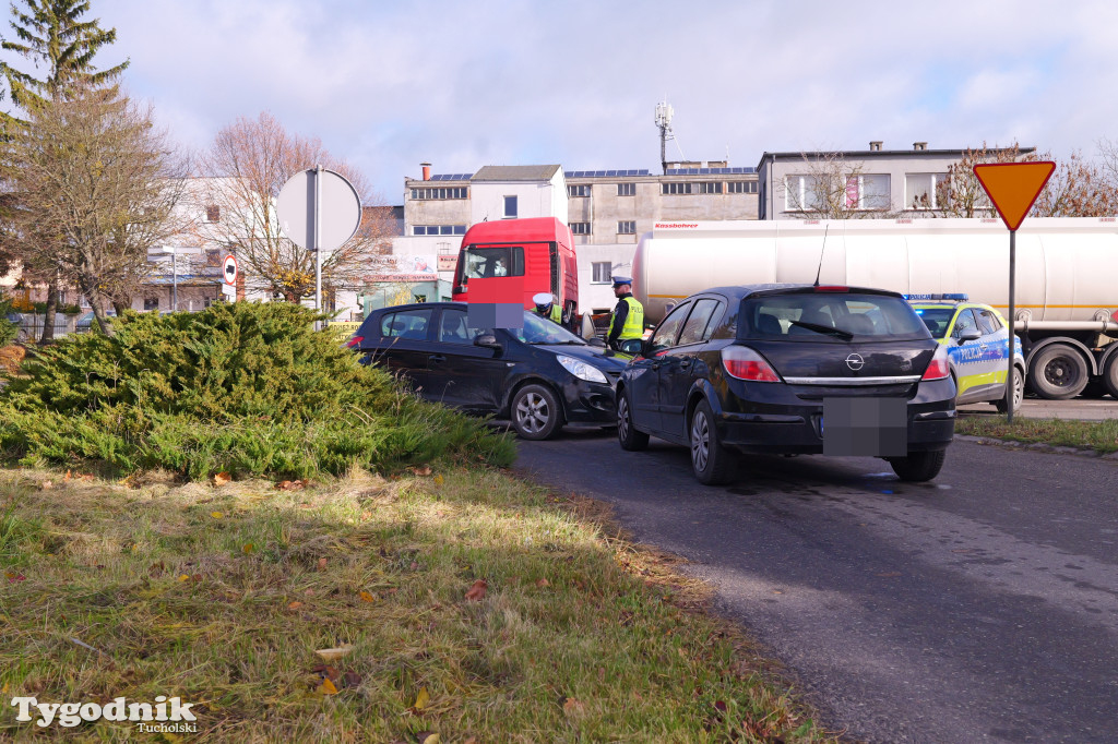 Tuchola, Świecka-Bydgoska. Kolizja na początek weekendu