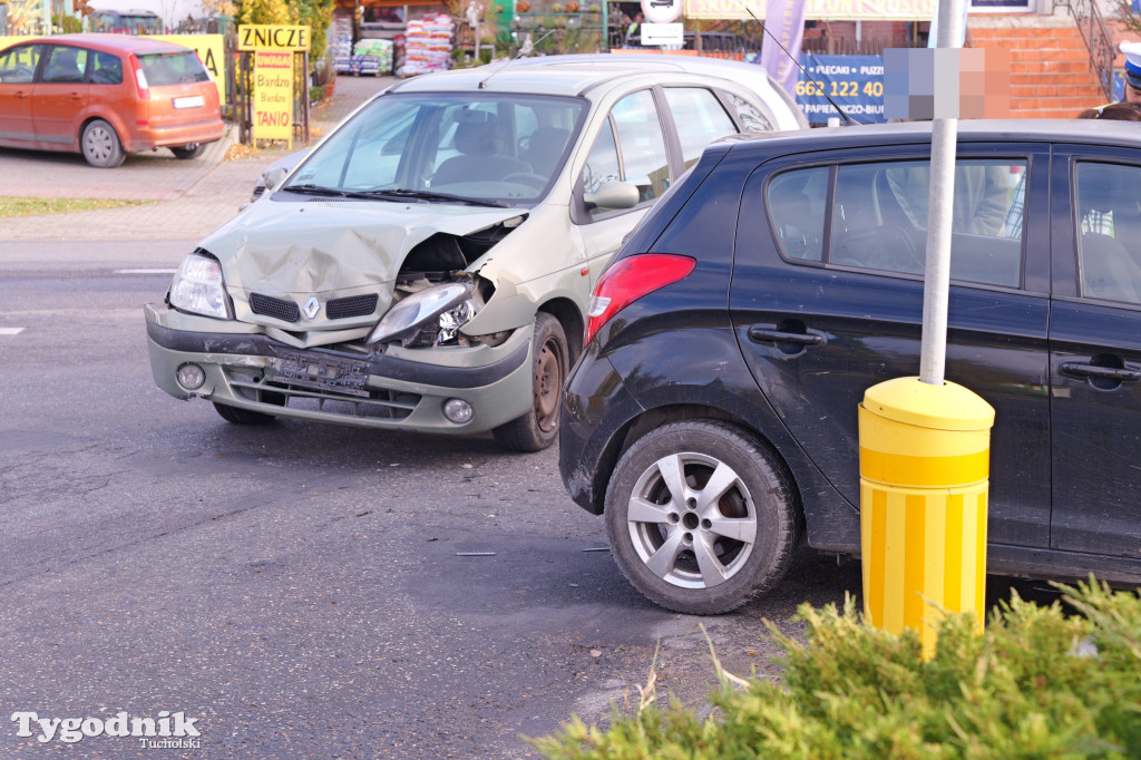Tuchola, Świecka-Bydgoska. Kolizja na początek weekendu