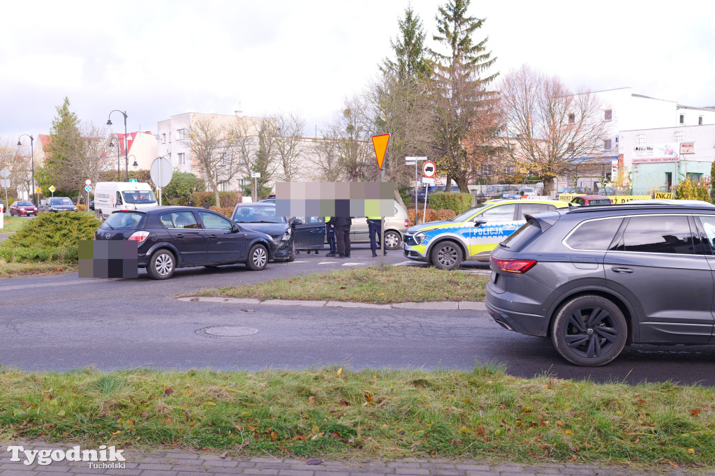 Tuchola, Świecka-Bydgoska. Kolizja na początek weekendu