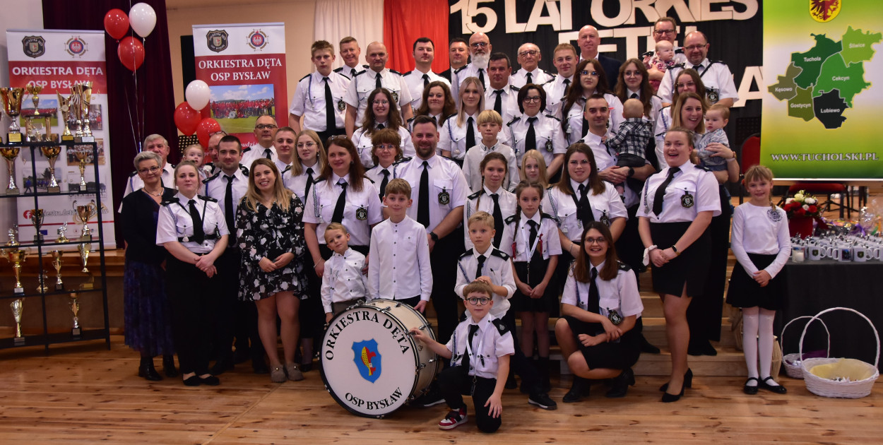 Orkiestra Dęta OSP Bysław od 15 lat zachwyca swoją grą
