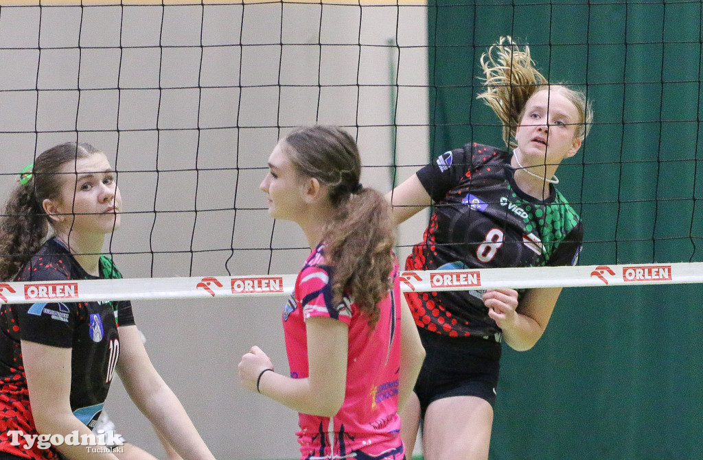Siatkówka - liga wojewódzka młodziczek: dwa turnieje w Tucholi