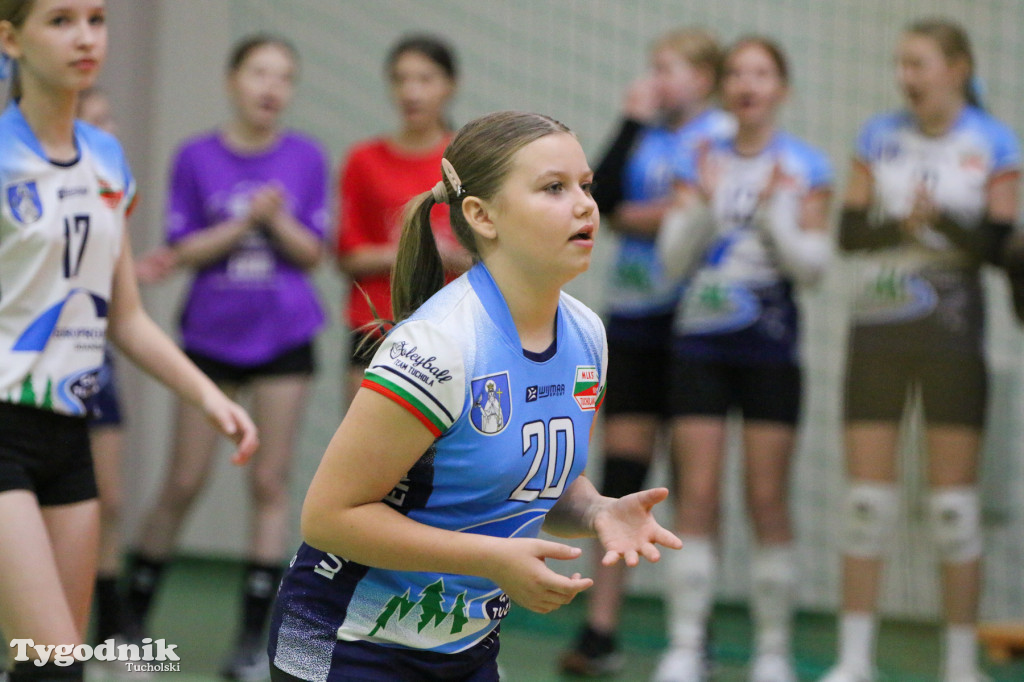 Siatkówka - liga wojewódzka młodziczek: dwa turnieje w Tucholi