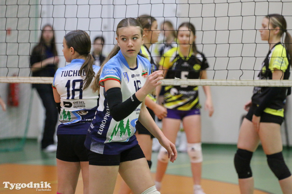 Siatkówka - liga wojewódzka młodziczek: dwa turnieje w Tucholi
