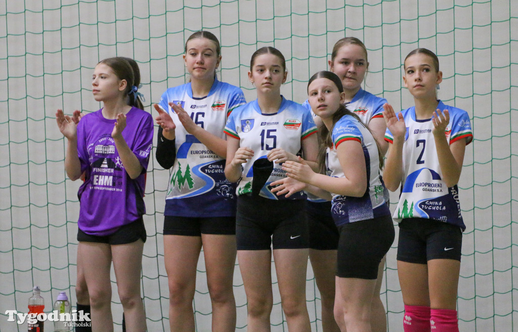 Siatkówka - liga wojewódzka młodziczek: dwa turnieje w Tucholi