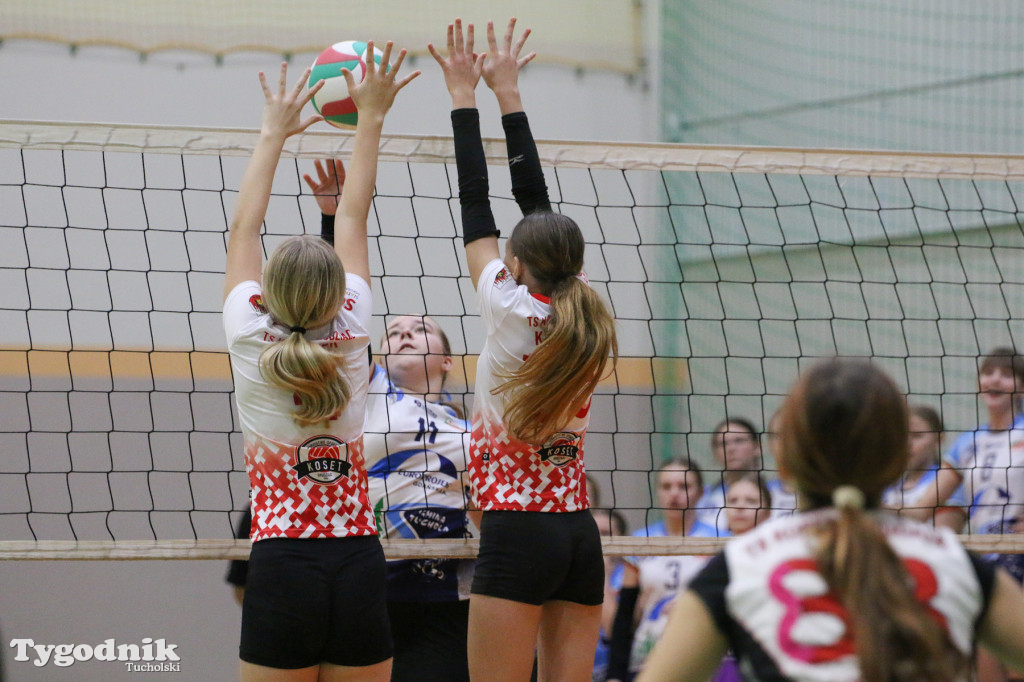 Siatkówka - liga wojewódzka młodziczek: dwa turnieje w Tucholi