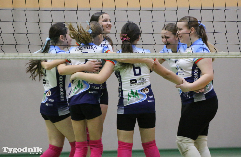Siatkówka - liga wojewódzka młodziczek: dwa turnieje w Tucholi