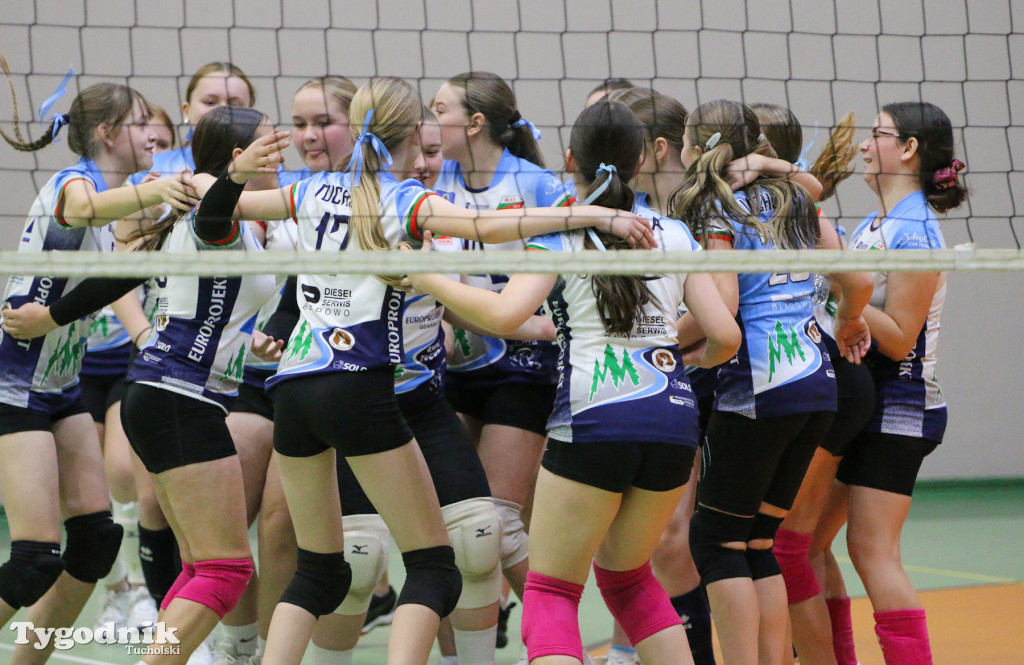 Siatkówka - liga wojewódzka młodziczek: dwa turnieje w Tucholi