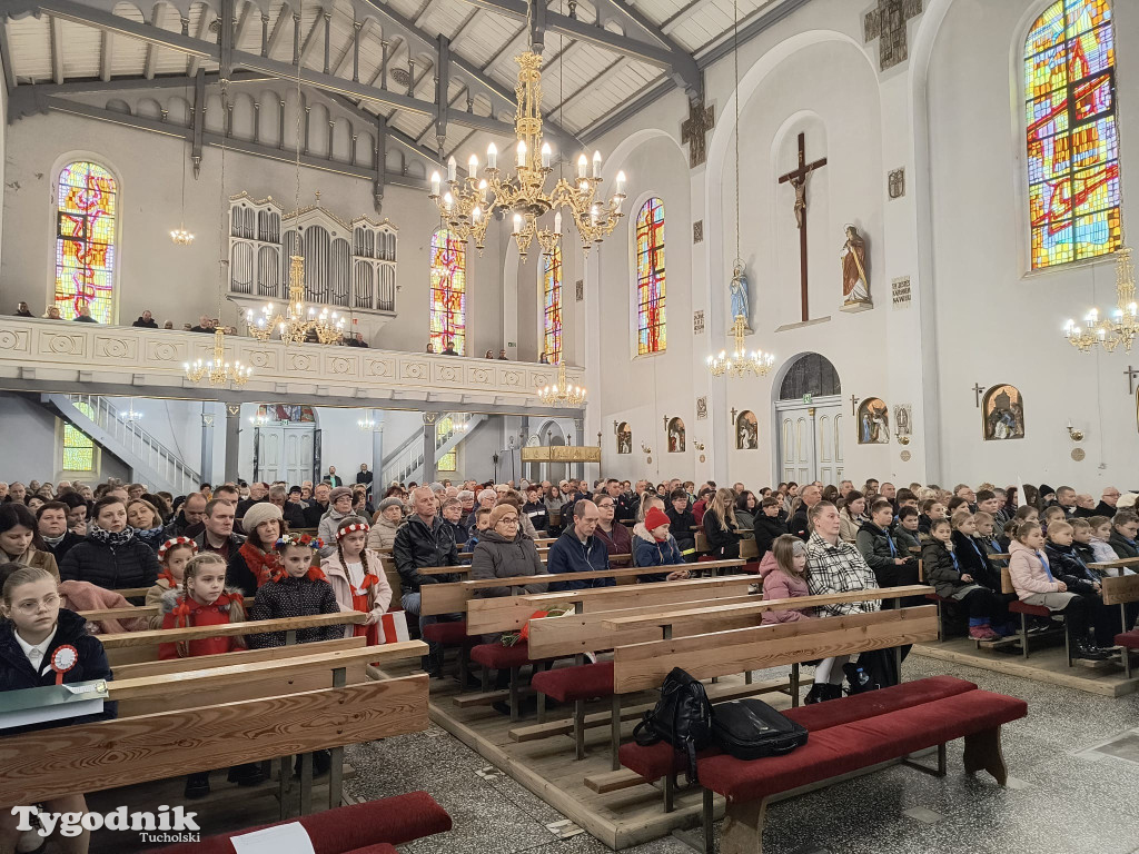 Cekcyn. Patriotyczne treści wybrzmiały w kościele