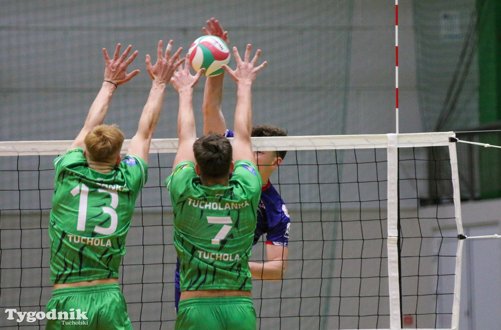 Siatkówka - liga wojewódzka juniorów: Siatkówka Męska MLKS Tucholanka Tuchola -BKS Chemik Bydgoszcz 0:3