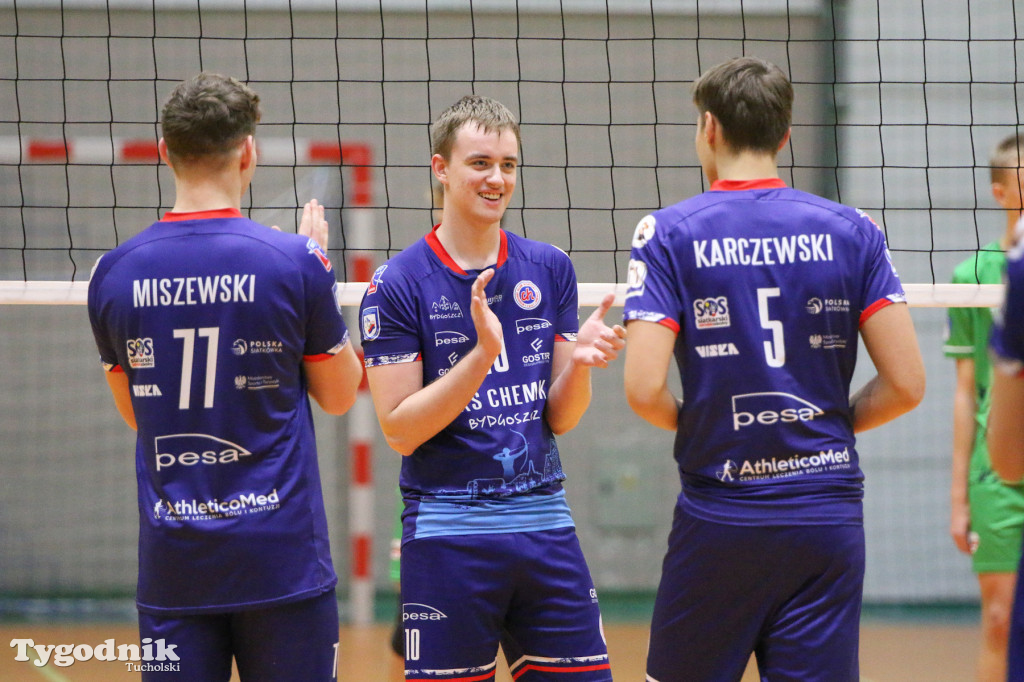 Siatkówka - liga wojewódzka juniorów: Siatkówka Męska MLKS Tucholanka Tuchola -BKS Chemik Bydgoszcz 0:3