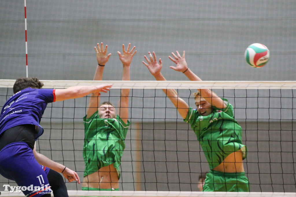 Siatkówka - liga wojewódzka juniorów: Siatkówka Męska MLKS Tucholanka Tuchola -BKS Chemik Bydgoszcz 0:3