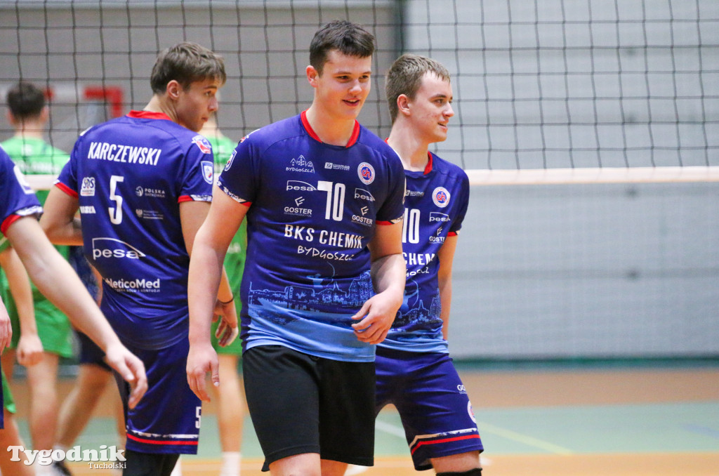 Siatkówka - liga wojewódzka juniorów: Siatkówka Męska MLKS Tucholanka Tuchola -BKS Chemik Bydgoszcz 0:3