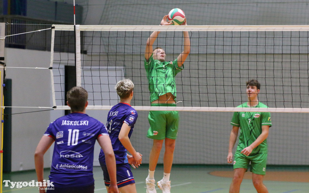 Siatkówka - liga wojewódzka juniorów: Siatkówka Męska MLKS Tucholanka Tuchola -BKS Chemik Bydgoszcz 0:3