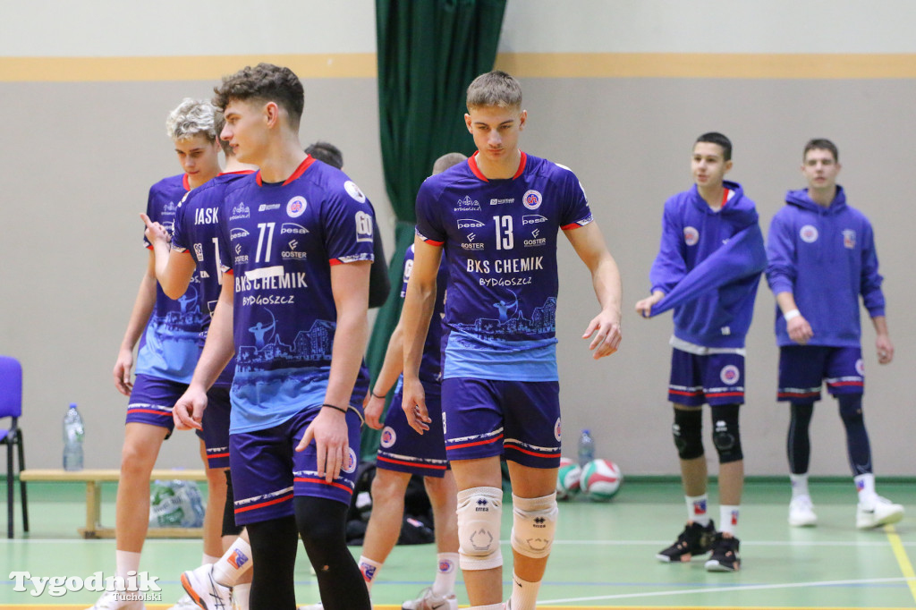 Siatkówka - liga wojewódzka juniorów: Siatkówka Męska MLKS Tucholanka Tuchola -BKS Chemik Bydgoszcz 0:3