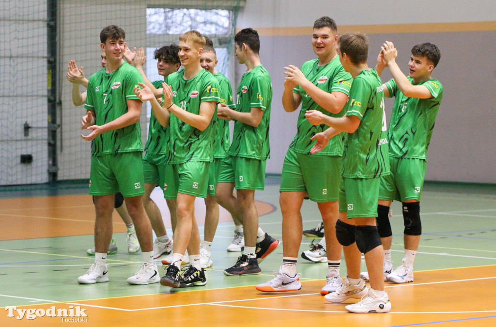 Siatkówka - liga wojewódzka juniorów: Siatkówka Męska MLKS Tucholanka Tuchola -BKS Chemik Bydgoszcz 0:3