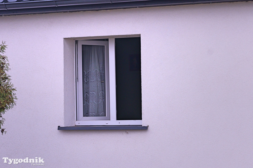 Pożar w Lińsku. Dramatyczne sceny. Dwie osoby poparzone