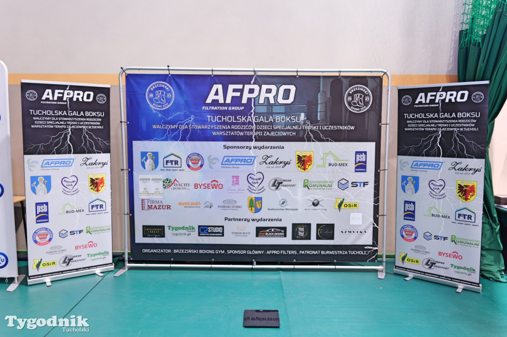 Ważenie przed Afpro Tucholską Galą Boksu