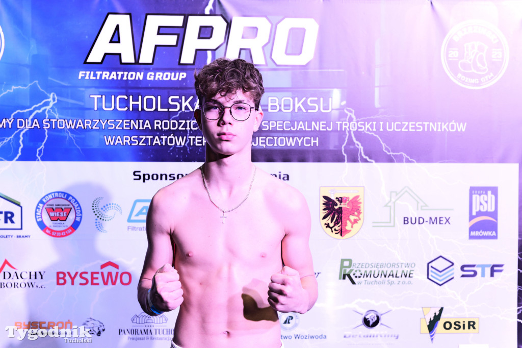 Ważenie przed Afpro Tucholską Galą Boksu