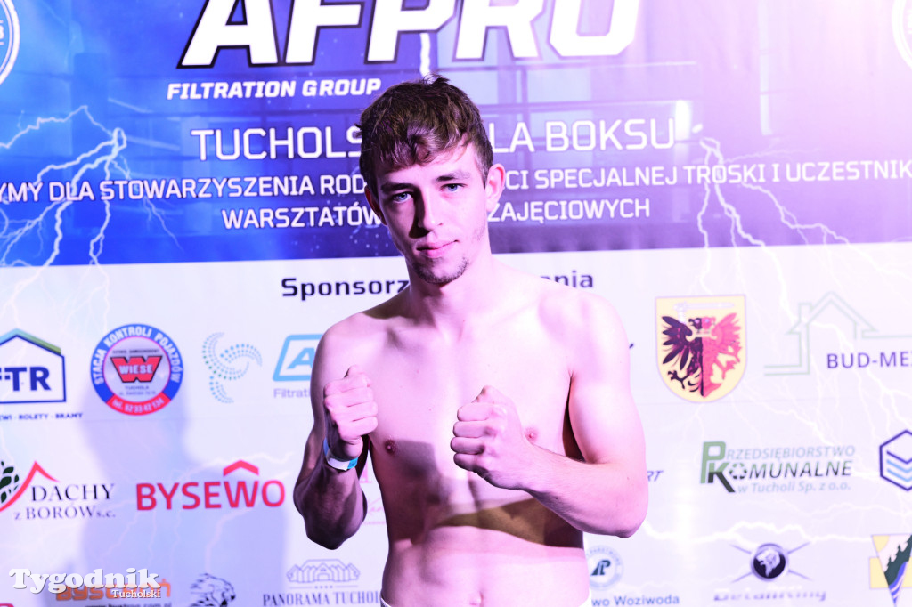 Ważenie przed Afpro Tucholską Galą Boksu