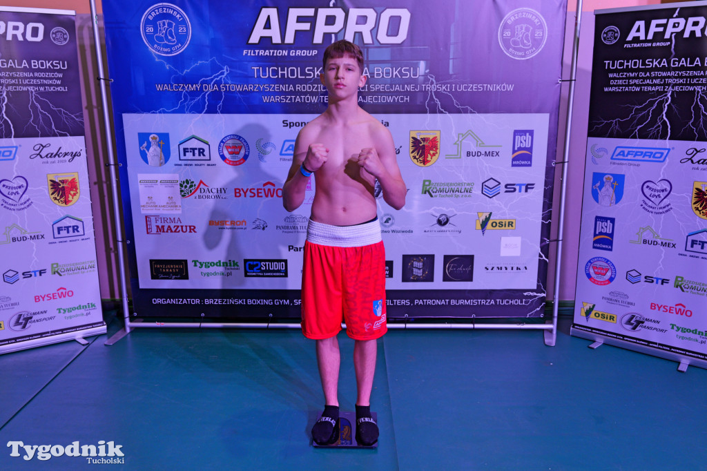 Ważenie przed Afpro Tucholską Galą Boksu