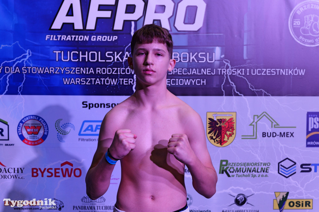 Ważenie przed Afpro Tucholską Galą Boksu