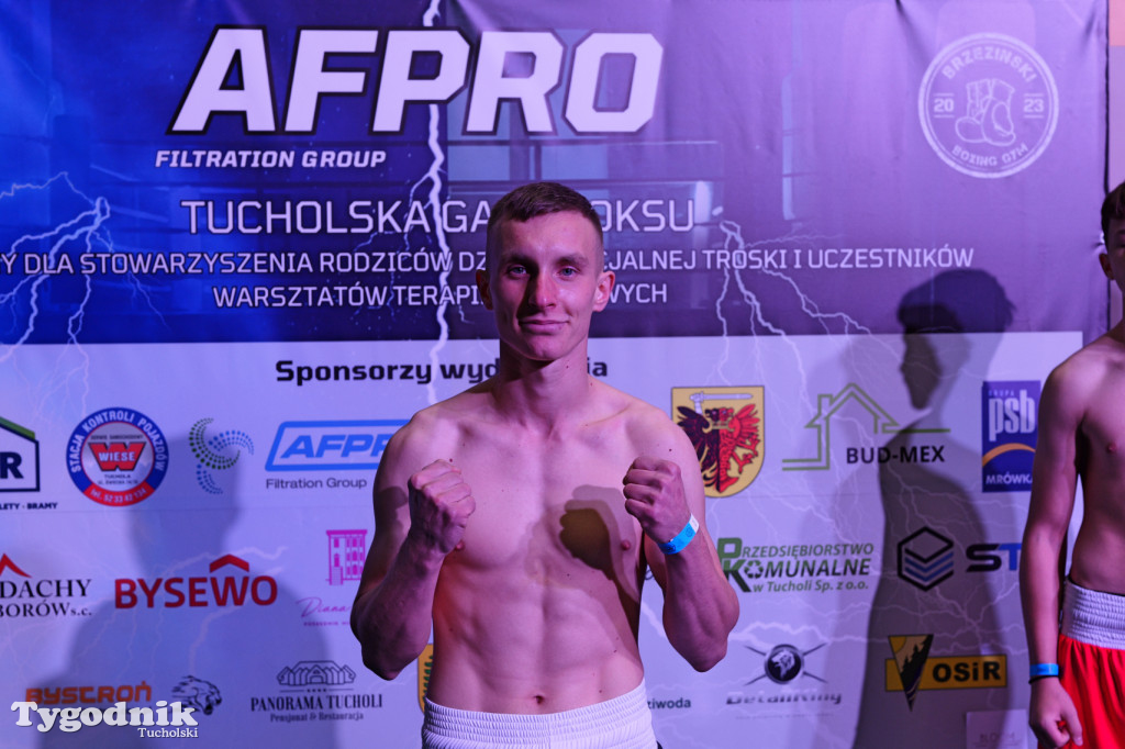 Ważenie przed Afpro Tucholską Galą Boksu