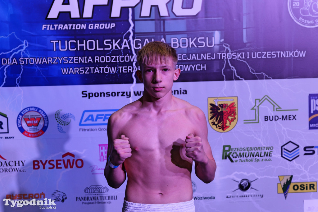 Ważenie przed Afpro Tucholską Galą Boksu