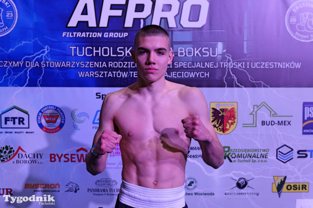 Ważenie przed Afpro Tucholską Galą Boksu