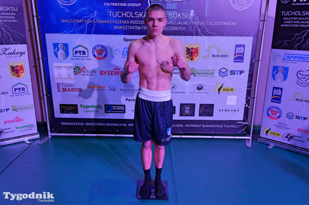 Ważenie przed Afpro Tucholską Galą Boksu