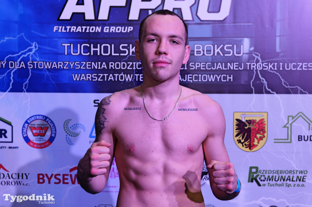 Ważenie przed Afpro Tucholską Galą Boksu