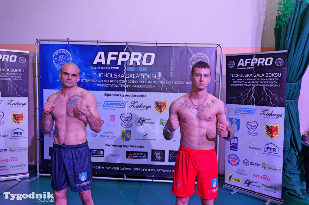 Ważenie przed Afpro Tucholską Galą Boksu