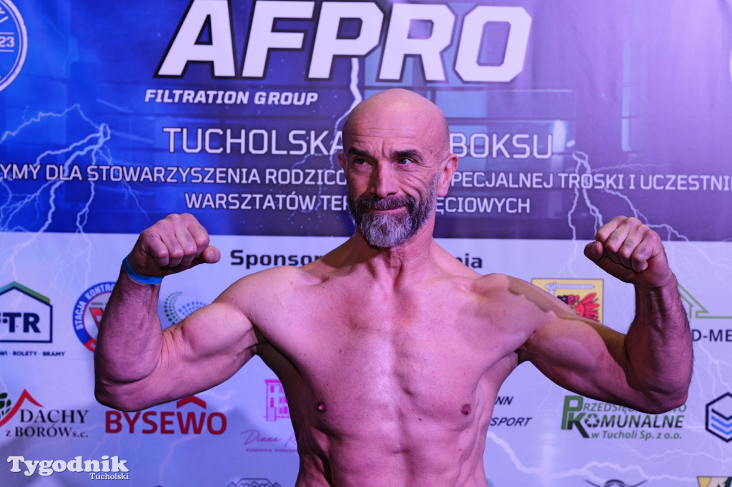 Ważenie przed Afpro Tucholską Galą Boksu