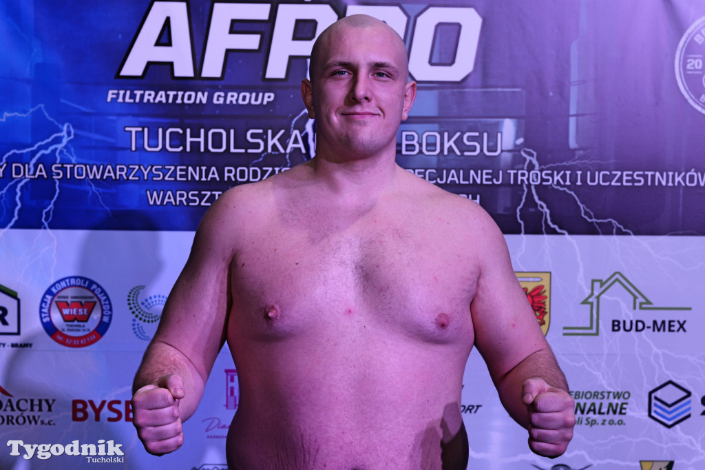 Ważenie przed Afpro Tucholską Galą Boksu