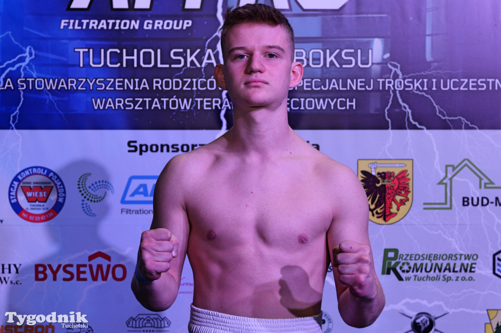 Ważenie przed Afpro Tucholską Galą Boksu