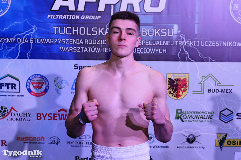 Ważenie przed Afpro Tucholską Galą Boksu