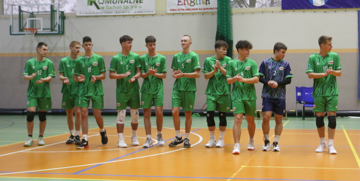 Siatkówka - liga wojewódzka juniorów: Siatkówka Męska MLKS Tucholanka Tuchola - Toruński Klub Siatkarski 0:3