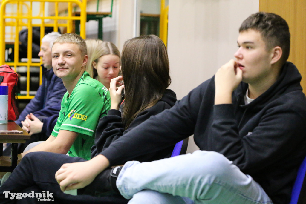 Siatkówka - liga wojewódzka juniorów: Siatkówka Męska MLKS Tucholanka Tuchola - Toruński Klub Siatkarski 0:3