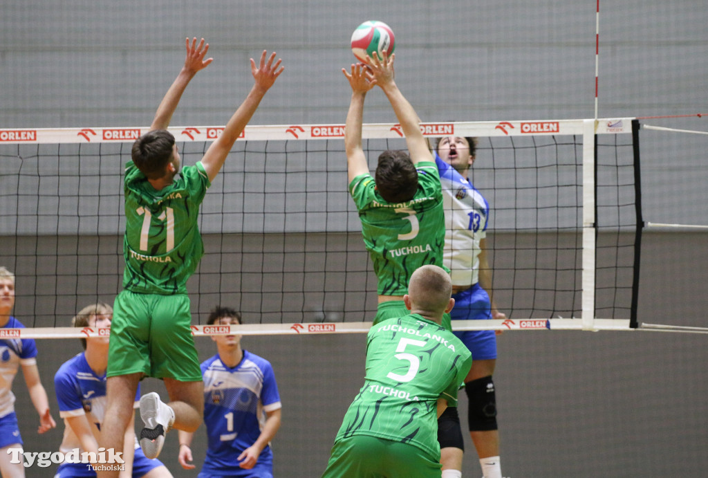 Siatkówka - liga wojewódzka juniorów: Siatkówka Męska MLKS Tucholanka Tuchola - Toruński Klub Siatkarski 0:3