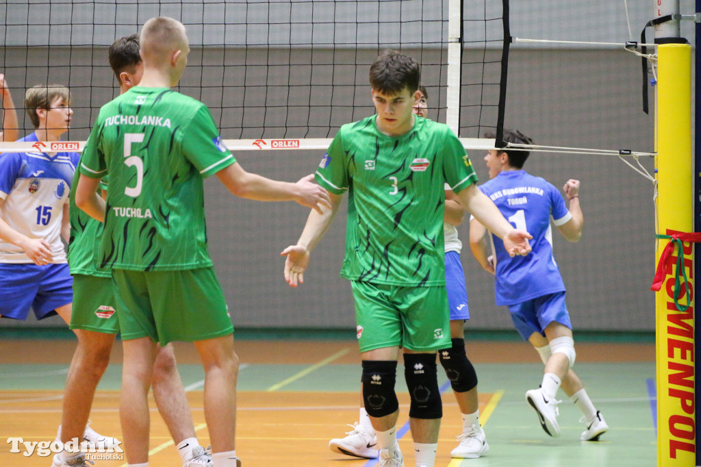 Siatkówka - liga wojewódzka juniorów: Siatkówka Męska MLKS Tucholanka Tuchola - Toruński Klub Siatkarski 0:3