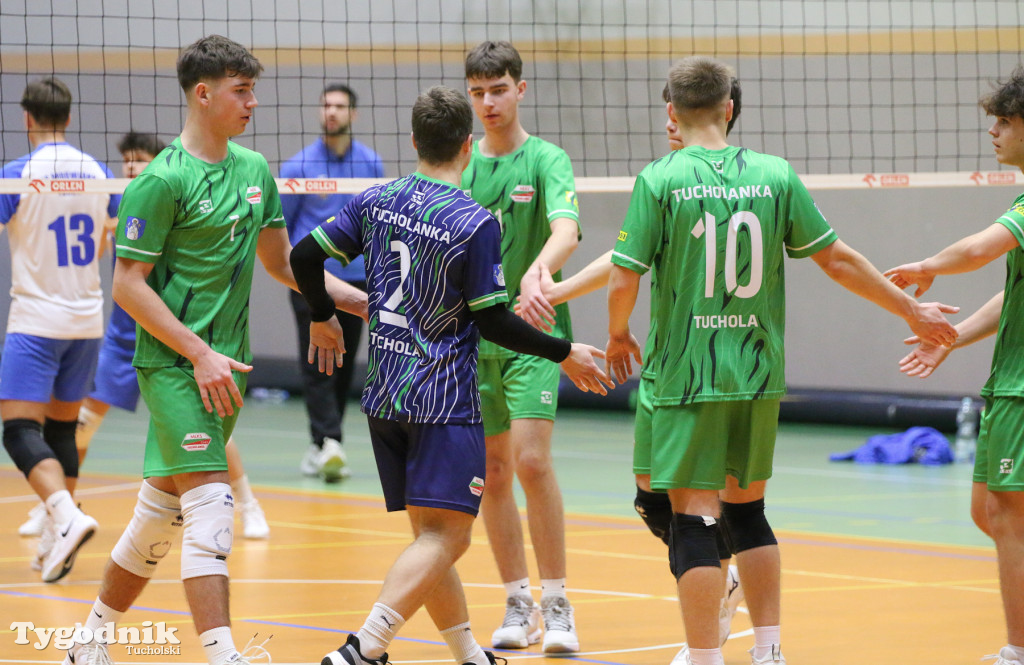 Siatkówka - liga wojewódzka juniorów: Siatkówka Męska MLKS Tucholanka Tuchola - Toruński Klub Siatkarski 0:3