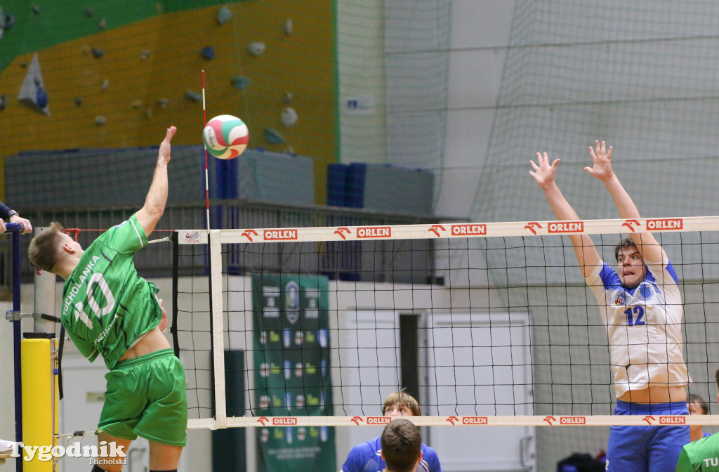 Siatkówka - liga wojewódzka juniorów: Siatkówka Męska MLKS Tucholanka Tuchola - Toruński Klub Siatkarski 0:3