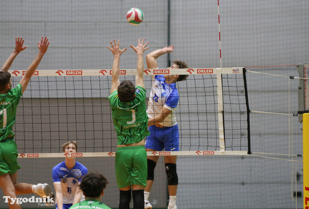 Siatkówka - liga wojewódzka juniorów: Siatkówka Męska MLKS Tucholanka Tuchola - Toruński Klub Siatkarski 0:3