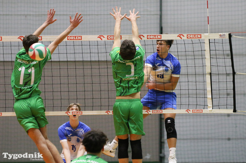 Siatkówka - liga wojewódzka juniorów: Siatkówka Męska MLKS Tucholanka Tuchola - Toruński Klub Siatkarski 0:3