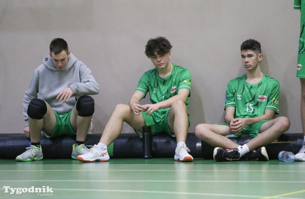 Siatkówka - liga wojewódzka juniorów: Siatkówka Męska MLKS Tucholanka Tuchola - Toruński Klub Siatkarski 0:3