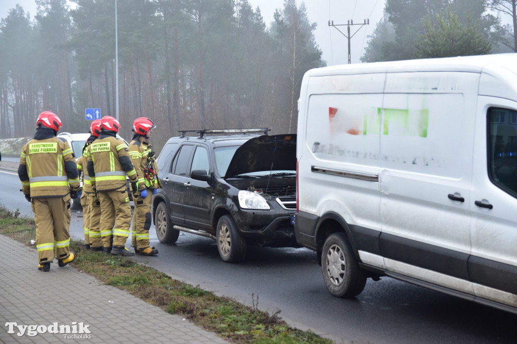 Rudzki Most: Zderzenie trzech pojazdów
