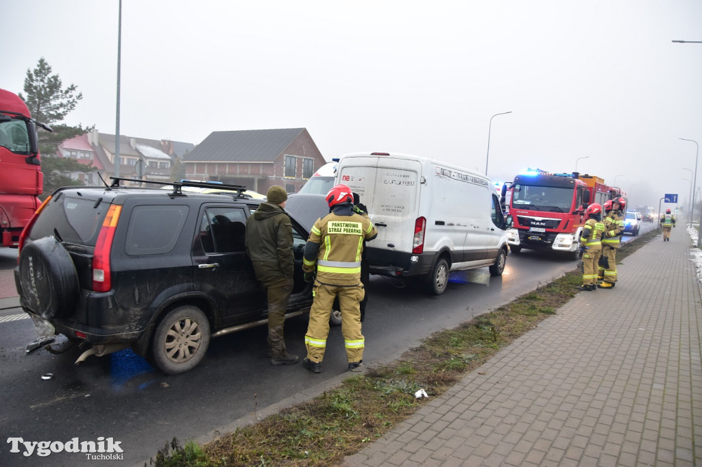 Rudzki Most: Zderzenie trzech pojazdów