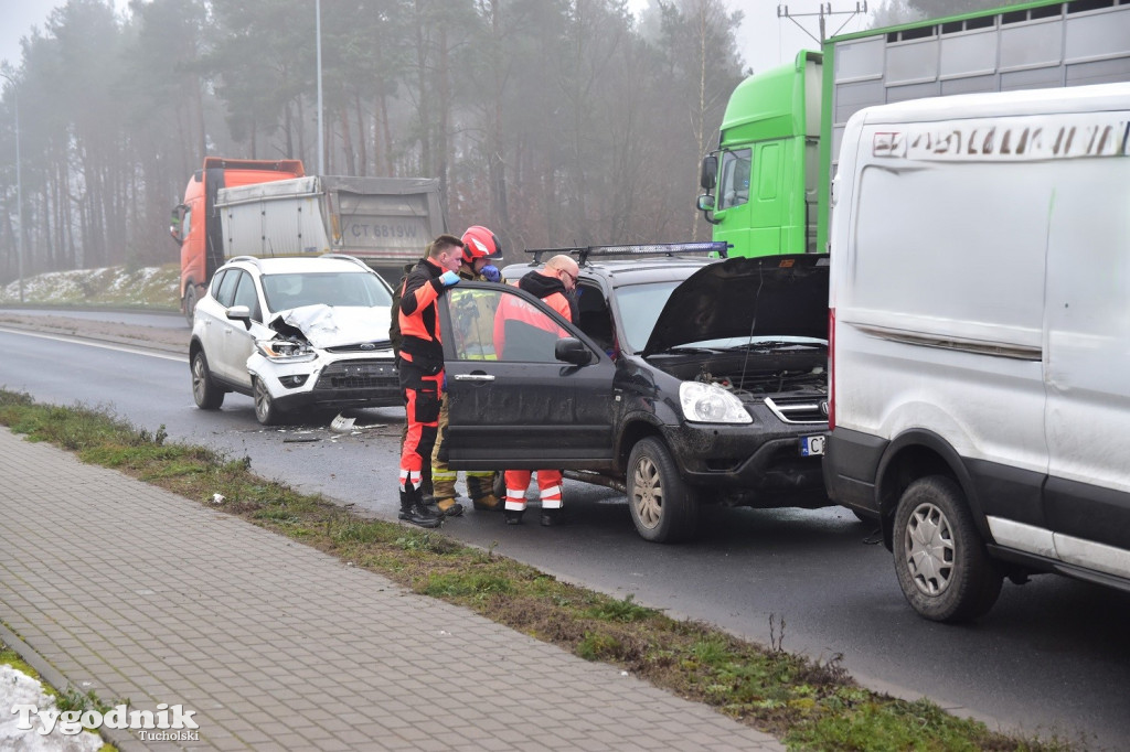 Rudzki Most: Zderzenie trzech pojazdów