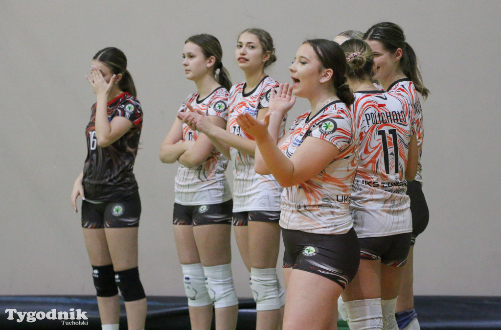 Siatkówka - liga wojewódzka juniorek: MLKS Tucholanka Europrojekt Tuchola - UKS Czwórka Włocławek 3:0